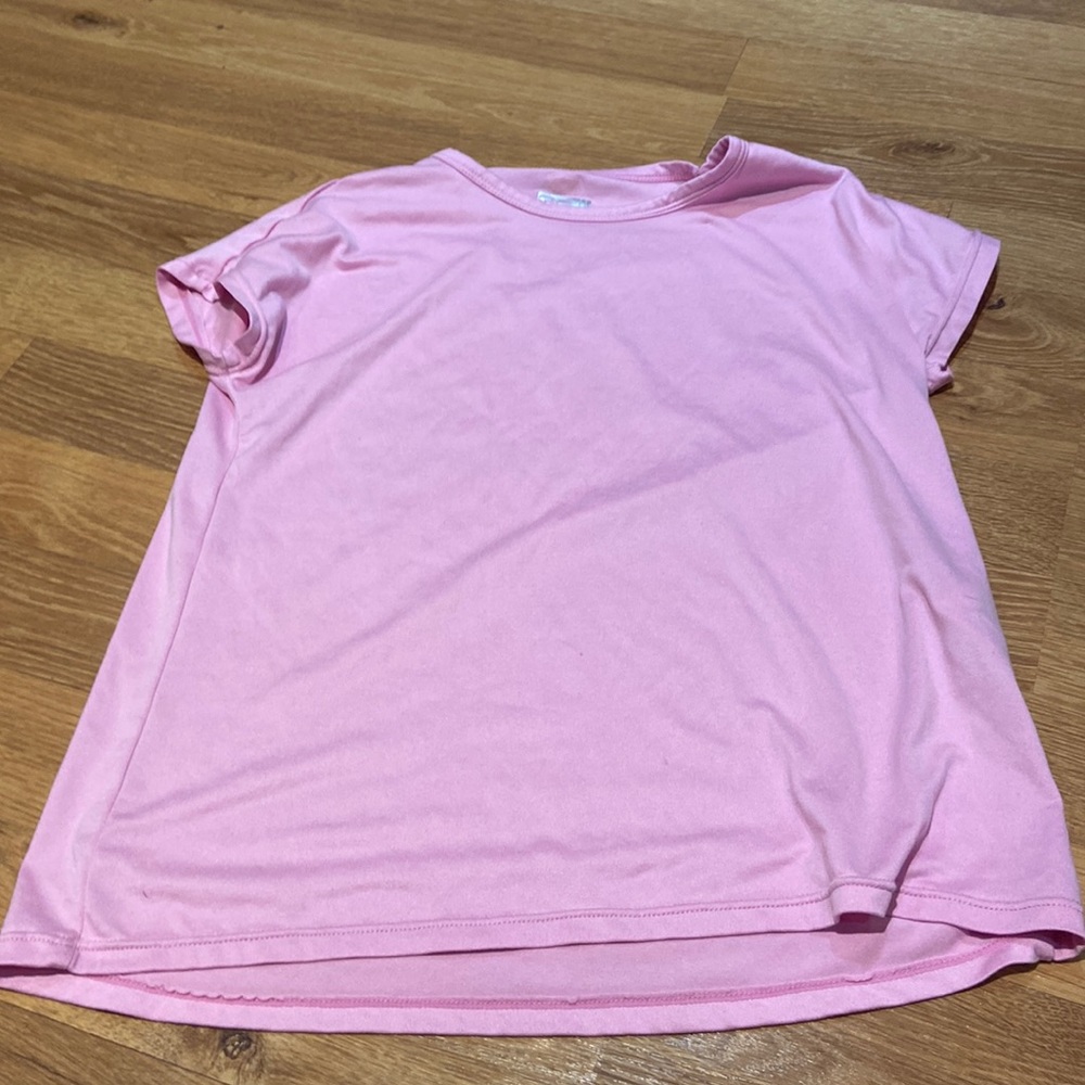 Pink athletic shirt